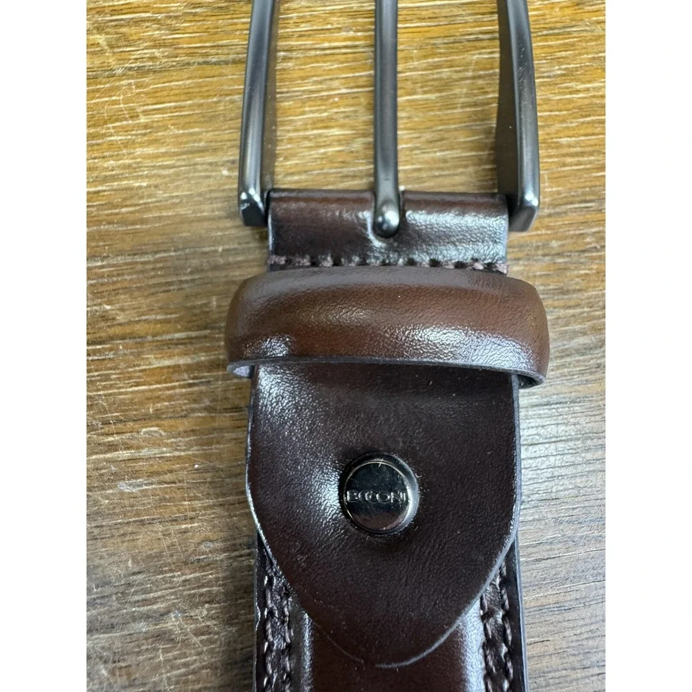 Boconi Leather Belt Men's Size 34/35 Brown‎